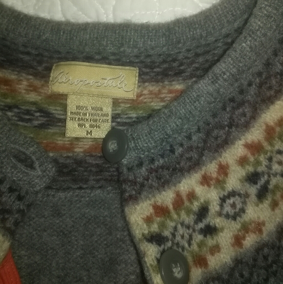 Vintage wool button down - Picture 4 of 5